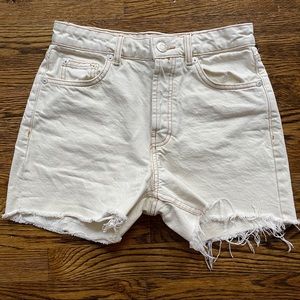 ZARA High Waisted Denim Shorts